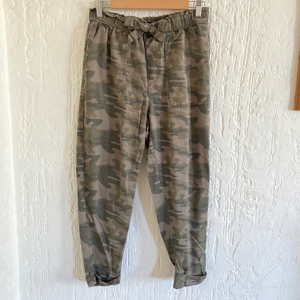 Vanilla Star Green Camo Jogger Pants Size Medium
